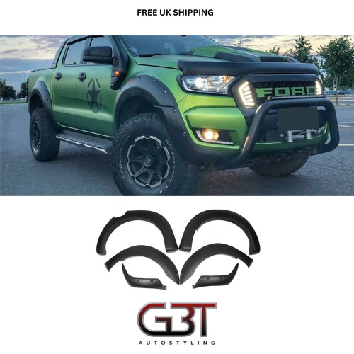Wheel arch kit smooth black - wheel,